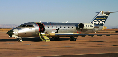 charter flight Challenger 605 